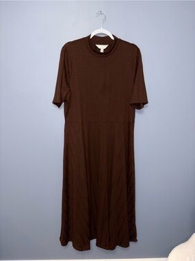 MTL 1980 | Brown Maxi Dress | Size 2X